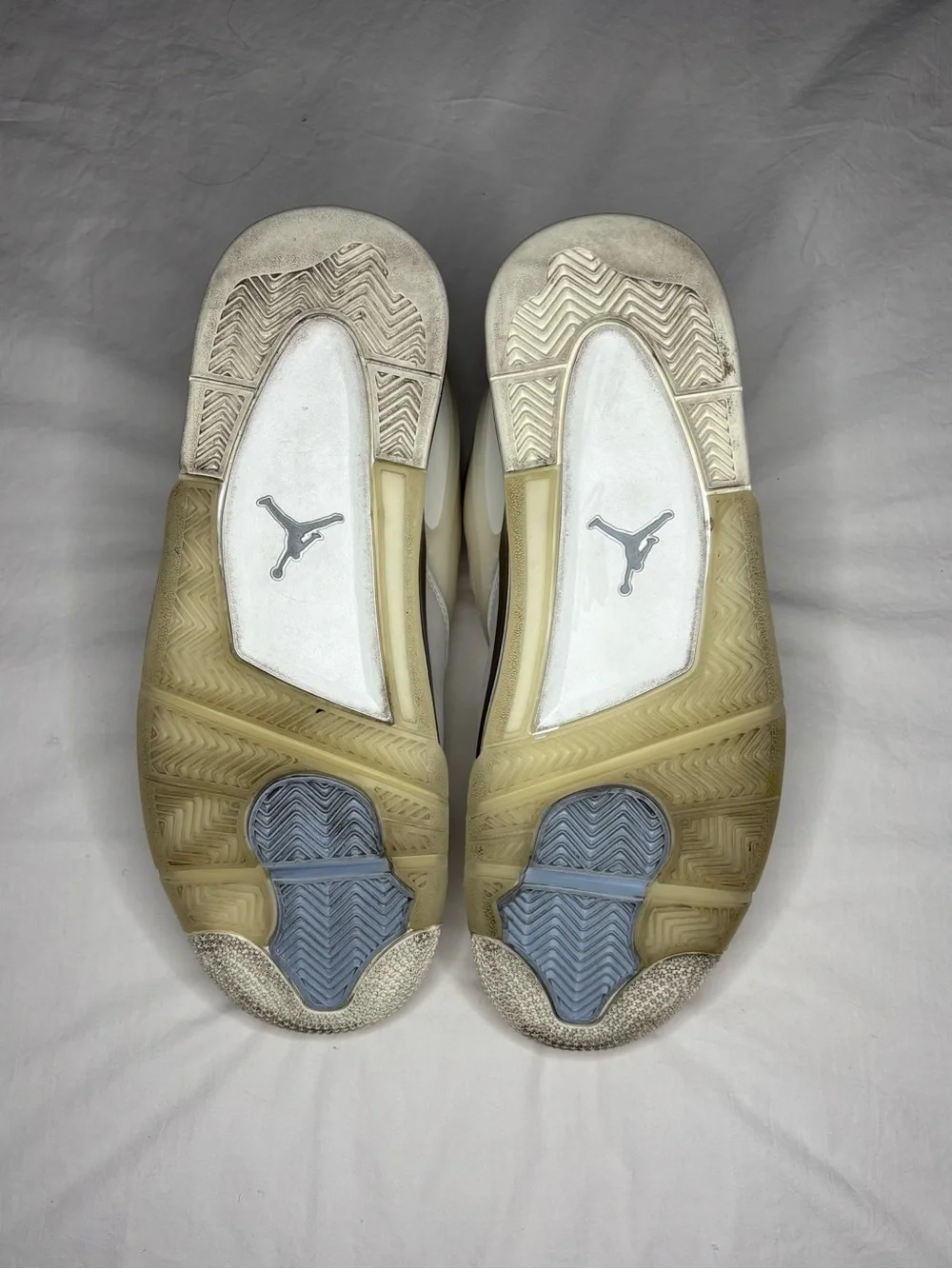Jordan Air Jordan 4 RM IB8857-141 Sail/Light Armory Blue Men's Sneaker Size 10.5